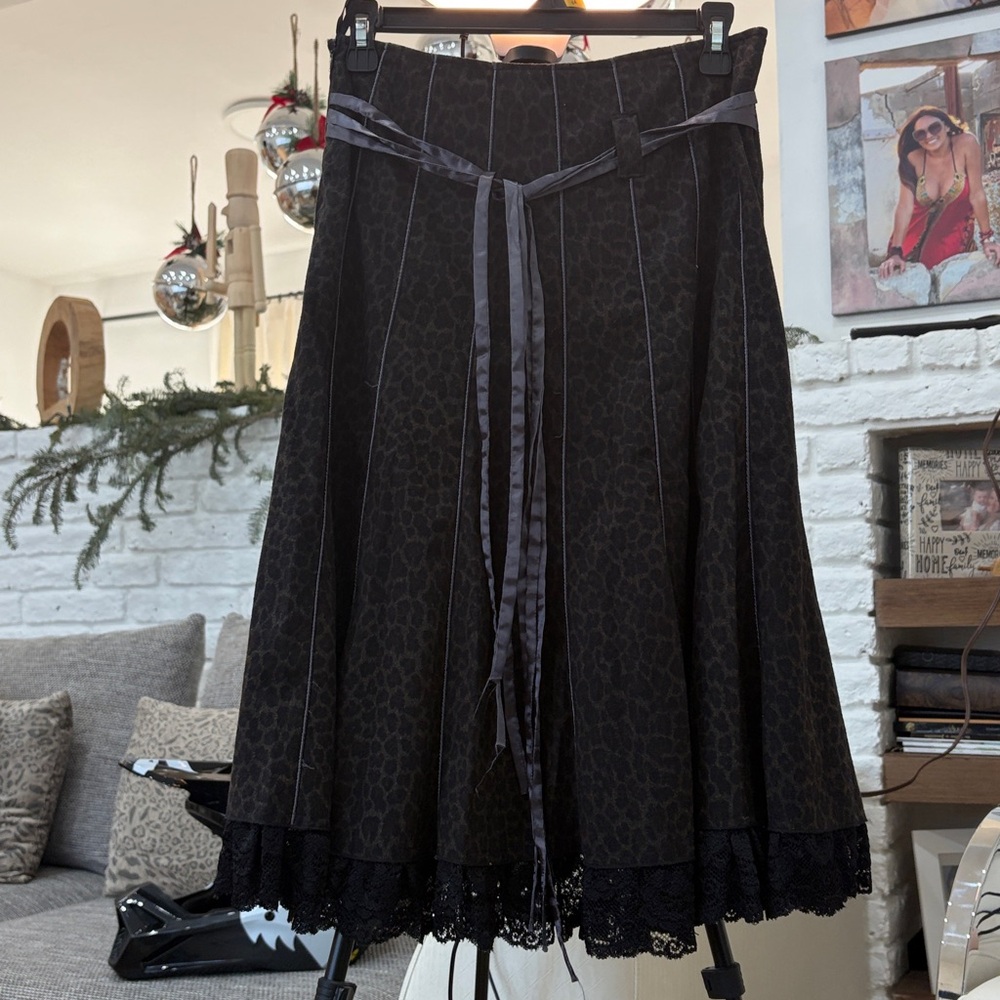 Korean Brand Size S Animal Print With Lace